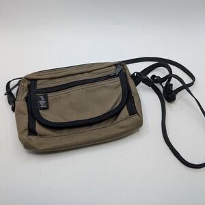 Eagle Creek Cordura Plus Nylon Crossbody Travel Pouch Bag Brown Olive Gorpcore